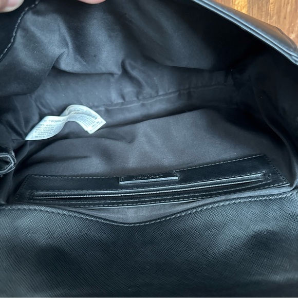 Zara Basics Black Textured Faux Leather Mini Backpack - Picture 12 of 15